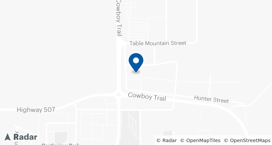 Map of Dairy Queen Location:: 1311 Freebairn Ave, Pincher Creek, AB, T0K 1W0